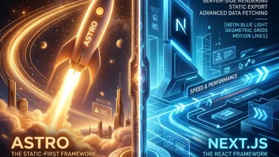 Astro vs Next.js — Choosing the Right Framework in 2025