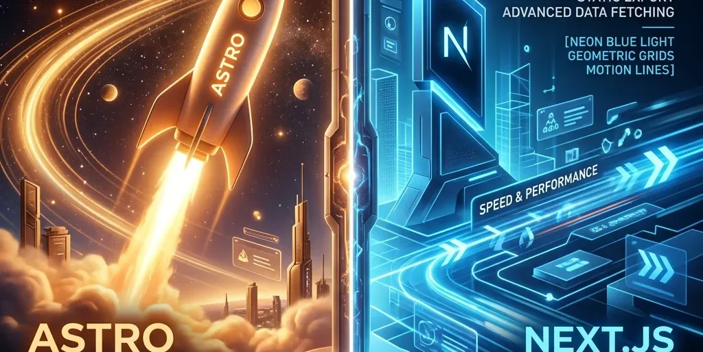 Astro vs Next.js — Choosing the Right Framework in 2025